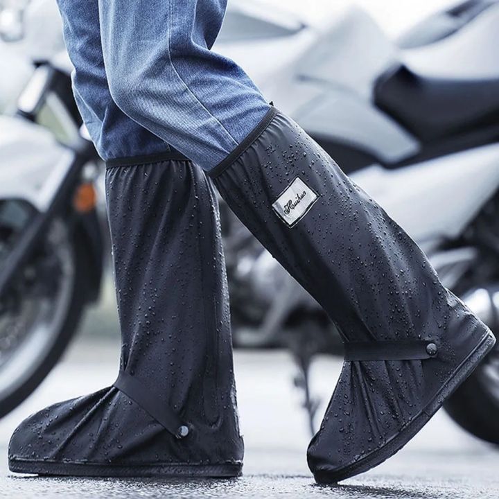 Heavy Duty Waterproof Shoe Cover for Rain Professional Long Rain Boots for Cycling & Outdoor